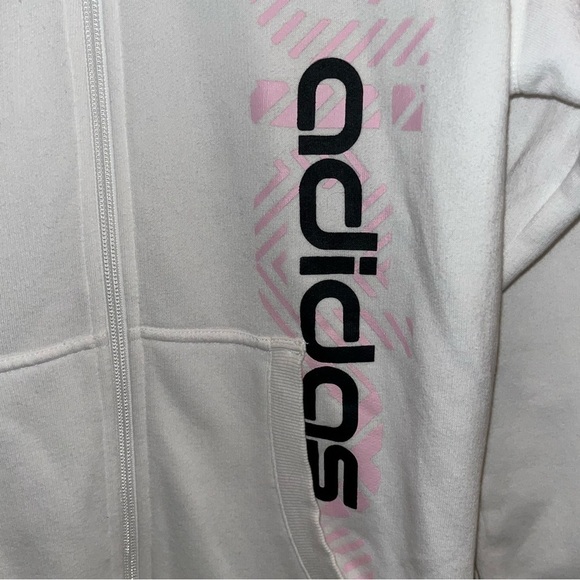 Adidas Zip Up Hoodie Sweatshirt Women’s Size Small - Picture 5 of 11